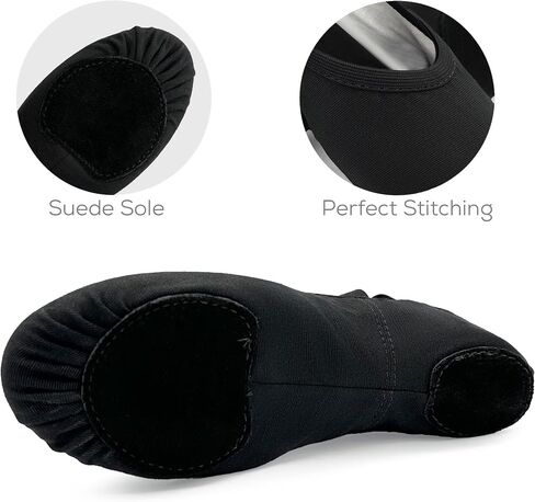 So Danca - SD16 Bliss, Stretch Canvas Split Sole Ballet Shoes for Adults, Women, High Performance in Saudi Arabia