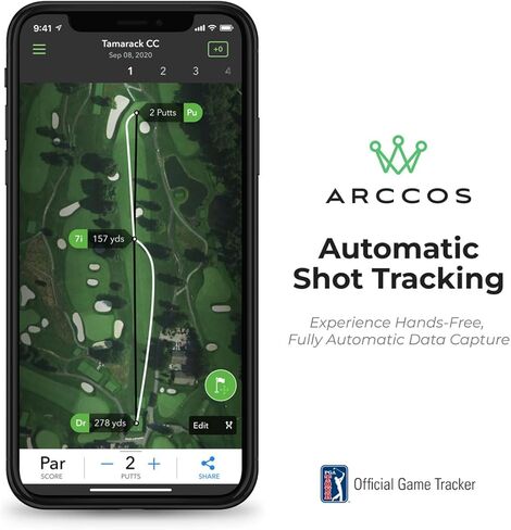 Arccos Smart Sensors (Gen3+) & Arccos Link Pro Starter Bundle - Set of 14 Golf Shot Tracker System - A.I. Powered Swing Analyzer for Every Club - Includes PlayBetter Portable Charger in Saudi Arabia