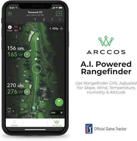 Arccos Smart Sensors (Gen3+) & Arccos Link Pro Starter Bundle - Set of 14 Golf Shot Tracker System - A.I. Powered Swing Analyzer for Every Club - Includes PlayBetter Portable Charger in Saudi Arabia
