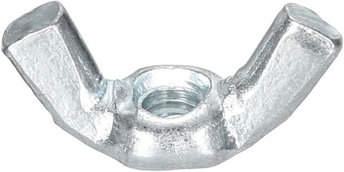 uxcell #8-32 Wing Nut 60 Pcs, Carbon Steel Butterfly Wing Nuts Fasteners Parts Hand Twist Tighten Wing Nuts for Machinery Electronic Equipment DIY, White in Saudi Arabia