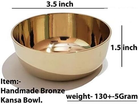 Exquisite Bronze Bowl - Serving Bowl and Artistic Decor, 150ml Capacity (1) in Kuwait