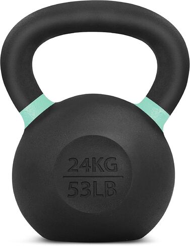 Yes4All Kettlebell Weights Cast Iron/Kettlebells Powder Coated - Strength Training, Home Gym, Full-body Exercises in Saudi Arabia