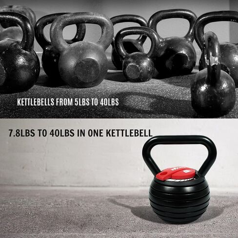 Yes4All Kettlebell Weights Cast Iron/Kettlebells Powder Coated - Strength Training, Home Gym, Full-body Exercises in Saudi Arabia