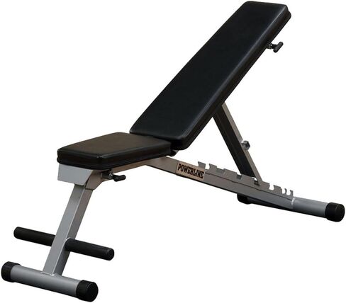 Body-Solid Powerline (PFID125X) Folding Bench - 7-Position Adjustable Weight Bench for Home Gym, Incline/Decline, No Assembly Required in Kuwait