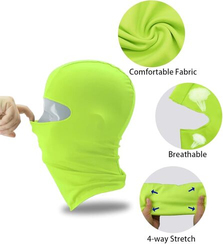 قناع وجه بالاكلافا، قناع رقبة جمجمة خفيف الوزن للصيف، بطانة قبعة وشاح تزلج للدراجات النارية للرجال والنساء in Kuwait