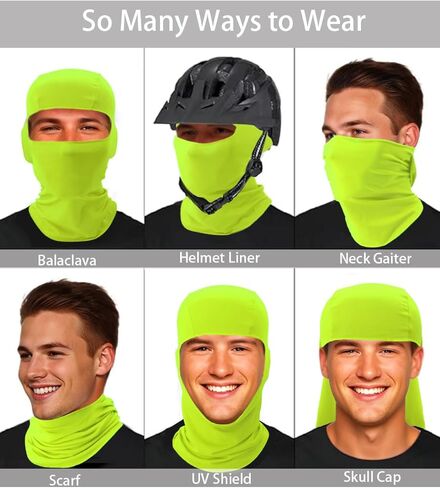 قناع وجه بالاكلافا، قناع رقبة جمجمة خفيف الوزن للصيف، بطانة قبعة وشاح تزلج للدراجات النارية للرجال والنساء in Kuwait