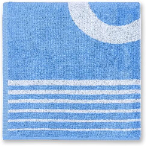 PUMA Manchester City Beach Towel with Large Club Crest - Team Light Blue - 55x27.5 Inches in Saudi Arabia