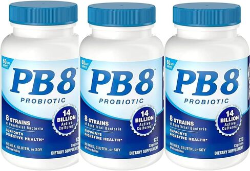 Nutrition Now - PB 8 Probiotic Acidophilus - 120 Capsules - Pack of 3 in Saudi Arabia
