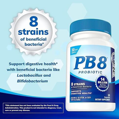 Nutrition Now - PB 8 Probiotic Acidophilus - 120 Capsules - Pack of 3 in Saudi Arabia