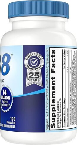 Nutrition Now - PB 8 Probiotic Acidophilus - 120 Capsules - Pack of 3 in Saudi Arabia