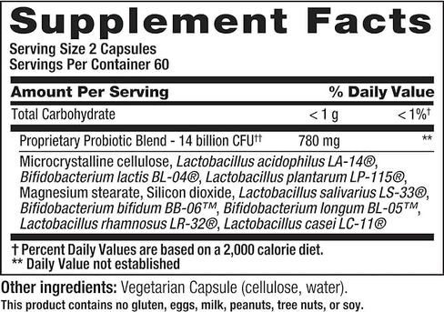 Nutrition Now - PB 8 Probiotic Acidophilus - 120 Capsules - Pack of 3 in Saudi Arabia