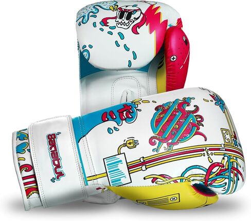 Sanabul Ronin Professional Boxing Gloves for Men and Women | Premium Leather | Lace-Up Design for Ultimate Wrist Support | Kickboxing Muay Thai Training Gloves in Saudi Arabia