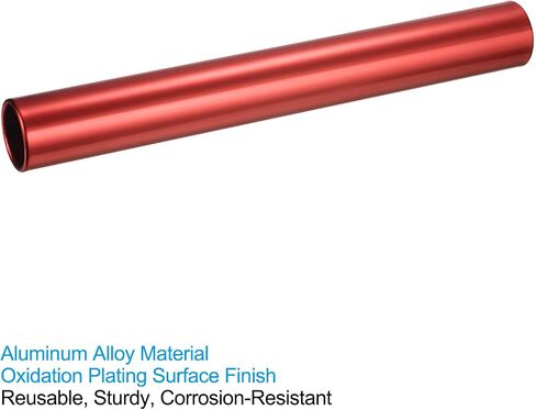 PATIKIL Relay Track Baton, Aluminum Tube Field Running Race Stick Corrosion Resistant for Outdoor Athletics Sport Game Practice Tools in Saudi Arabia