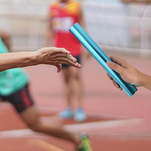 PATIKIL Relay Track Baton, Aluminum Tube Field Running Race Stick Corrosion Resistant for Outdoor Athletics Sport Game Practice Tools in Saudi Arabia