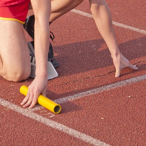 PATIKIL Relay Track Baton, Aluminum Tube Field Running Race Stick Corrosion Resistant for Outdoor Athletics Sport Game Practice Tools in Saudi Arabia