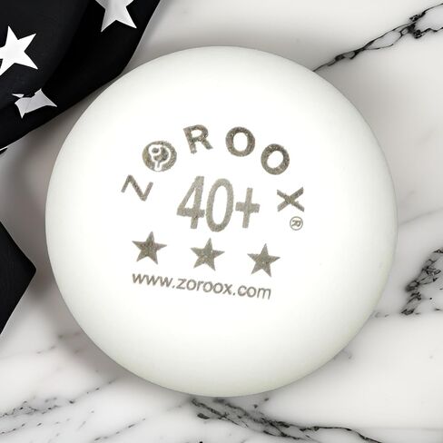 كرات تنس الطاولة 3 نجوم عالية الأداء من ZOROOOX - | 36 | أبيض | أكثر من 40 كرة بينج بونج من فئة ABS للمنافسة in Kuwait
