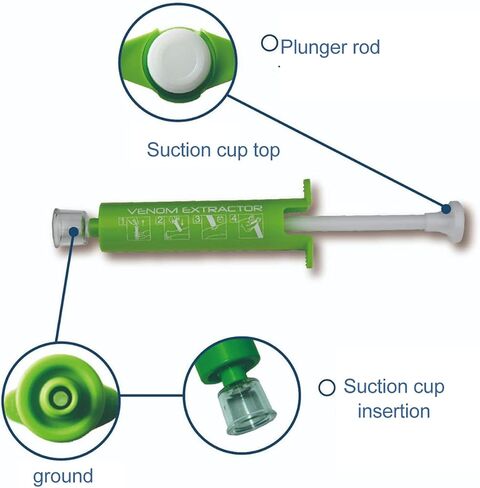 Bite Sucker, Bite Thing Extractor Tool Extractor Suction Pump, Bites Sucker Kit, for Poison Removal for Stings and Bites, Reduce Itching and Swelling in Saudi Arabia