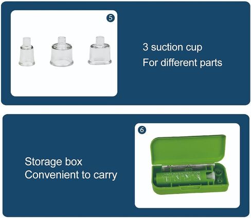 Bite Sucker, Bite Thing Extractor Tool Extractor Suction Pump, Bites Sucker Kit, for Poison Removal for Stings and Bites, Reduce Itching and Swelling in Saudi Arabia
