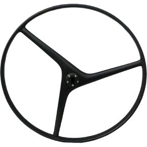 MARINE CITY Wavy-Style 3 Spoke Carbon Steering Wheels (Diameter: 925 mm) for Marines – Boats – Yachts – Kayaks (Pack of 1)