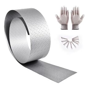 Aluminum Diamond Plate – 3003 H22 Diamond Plate Sheet Metal – 17 GA 0.045" Thick Heavy-Duty Diamond Plate Aluminum Sheet – Aluminum Tread Plate for Cargo Trailer, RV – 8 in x 120 in. Roll