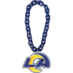 Aminco NFL Los Angeles Rams Team Fan Chain, Royal Blue