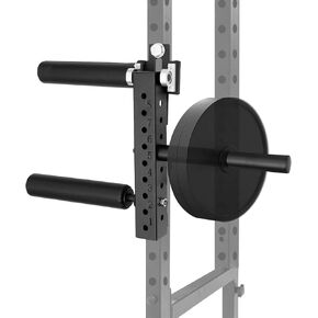 Power Rack Mounted Leg Extension and Curl Machine, Seated Leg Strength Extension and Curl Equipment, Adjustable Leg Extension and Curl Machine Squat Rack Attachment
