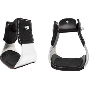 ProRider Challenger 5 3/8" Wide Western Saddle Aluminium Bell Roper Stirrups 51133BR