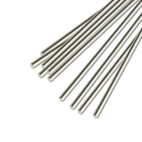 Xadnitu 10 Pieces 1/8" Diameter 8" Length Stainless Steel Rod Matte Lathe Pole Tube Rod Round Bar for DIY Craft Decoration Industry Working Car Helicopter Airplane