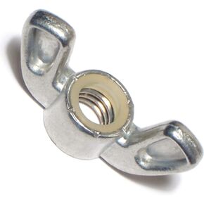 014973285821 Nylon Insert Wing Nuts, 3/8-16, Piece-10