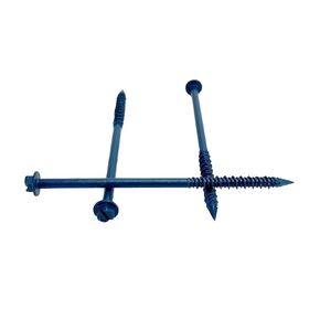 3/16 x 4" Hex Head Concrete Screw Anchor. 100 Pieces with Drill Bit (Miami-Dade Compliant) (3/16 x 4)