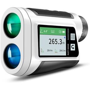 Laser Golf Rangefinder with Slope, Flag Lock Vibration, Rechargeable Range Finders with Magnet Stripe, LCD Display