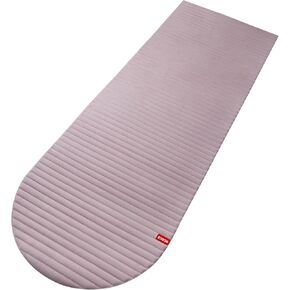 Yoga Mat with Suede Finish, Extra Long and Wide 74 x 26 x 1/3 Thick POE Material, Wavy Texture Non-Slip Design, Reinforced Edges, Includes Carrying Strap