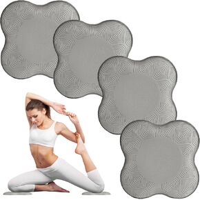 4PCS yoga knee pads, yoga wrist pads, yoga anti slip pads, Pilates support pads, designed to protect the balance of male and female knees, elbows, and wrists during exercise