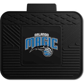Fanmats 9366 NBA-Orlando Magic Vinyl Universal Heavy Duty Fan Floor Mat , 18"x27"