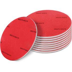 Prasacco 9 Pack Bowling Ball Sanding Pads Bowling Ball Cleaner Bowling Ball Polisher Grit 180 320 400 500-600 800-1000 1200-1500 2000 2500 3000 for Different Texture Bowling Balls