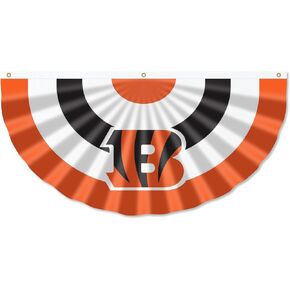 Cincinnati Bengals Bunting Pleated Fan Banners