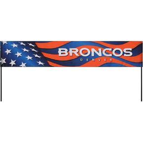 FOCO NFL Unisex-Adult NFL Team Logo Lawn Banner