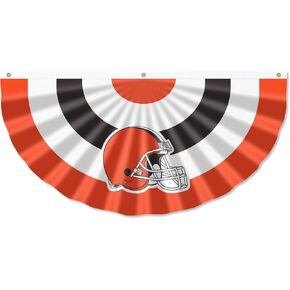 WinCraft Cleveland Browns Bunting Pleated Fan Banners
