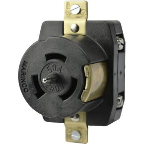 Marinco Power Products CS8269 50A 250V 2P3W Locking Receptacle