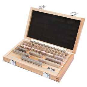 47Pcs Steel Gauge Block Set High Accuracy Measuring Block Set with Case for Calibrating Workshop