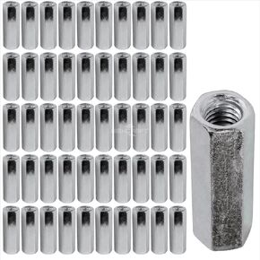 DSP-A34 Rod Coupling Nuts 1/2-Inch Diameter by 1-1/2-Inch Length, Zinc Plated, 50 Pack in Kuwait
