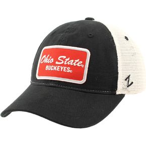 ZHATS Standard NCAA Officially Licensed Hat University Patch Brick Black, One Size