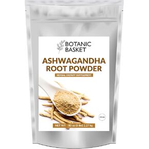 Ashwagandha Root Powder 5 Pound, No Filler, No Additives, Highly Purified | Active Withanolides, No GMO, Gluten Free in Saudi Arabia