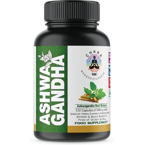 MUFASA Organic Ashwagandha Equivalent 10,000 mg - 120 Vegan Capsules - Pure Organic Ashwagandha Powder and Root Extract Capsules - Stress Relief, Mood Enhancer - 4 Month Supply