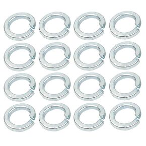 M8 Zinc Plated Split Lock Washer Spring Lock Washer, Open Spring Washer, Galvanized, Gasket Ring for M8 Screw Bolts, 250 PCS