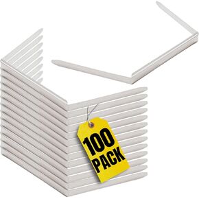 1InTheOffice Paper Fasteners, Prong Fasteners, Metal Fasteners, 2 Inch, 2.75" Center to Center, 100 Pieces/Pack, 2 Pack