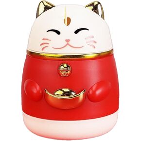 Toothpick Holder Toothpick Dispenser, Automatic Cute Cat Toothpick Dispenser for Kitchen Restaurant Hotel, Thickened Novelty Toothpicks Container, Sturdy Safe Portable Toothpick Storage Box