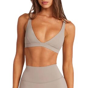 Vita Freedom Contour Crop | Deep V-Neck Sports Bras for Women - U Back Padded Bra Sexy Wireless Yoga Bra in Kuwait