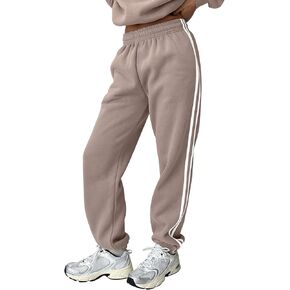 Trendy Queen Womens High Waisted Drawstring Sweatpants Casual Baggy Joggers Pants with Pockets