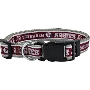 Pets First Collegiate Pet Accessories, Dog Collar, Texas A&M Aggies, Small